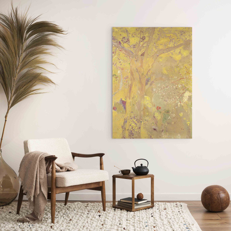 Reproduction Painting Tree Against a Yellow Background 155607 additionalImage 3