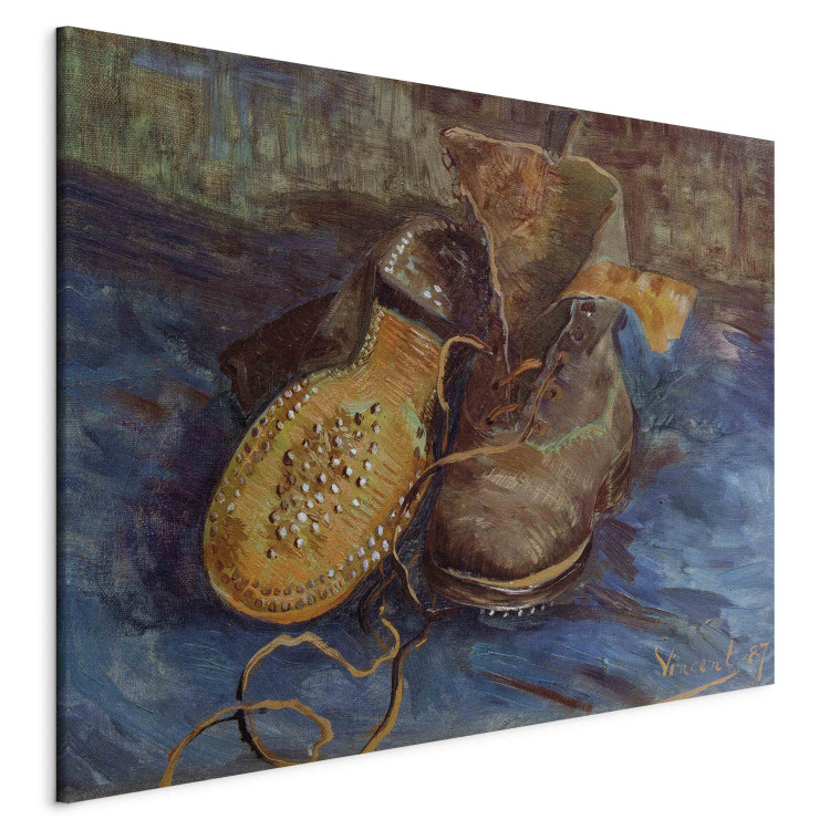 Van gogh painting shoes shop