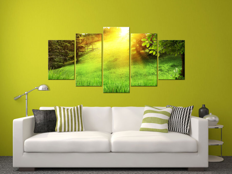 Canvas Forest and sun 50007 additionalImage 3