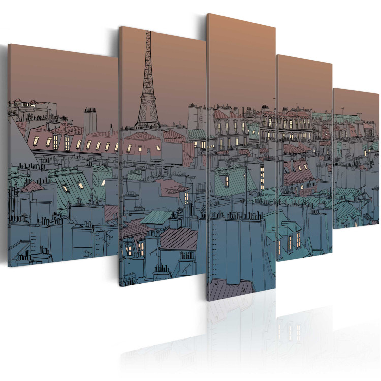 Canvas Paris - the darkness falls 55607 additionalImage 2
