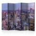 Room Separator Evening City II - skyline panorama of Manhattan skyscrapers in New York 95607
