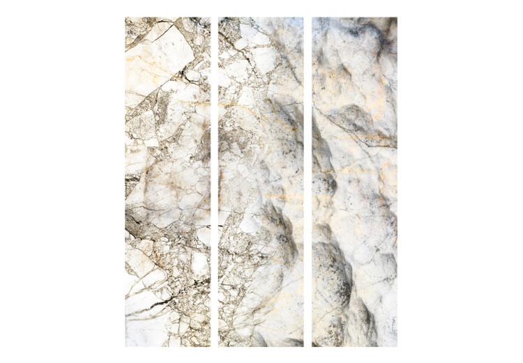 Room Separator Marble Puzzle - luxurious marble texture with a beige accent 96007 additionalImage 3