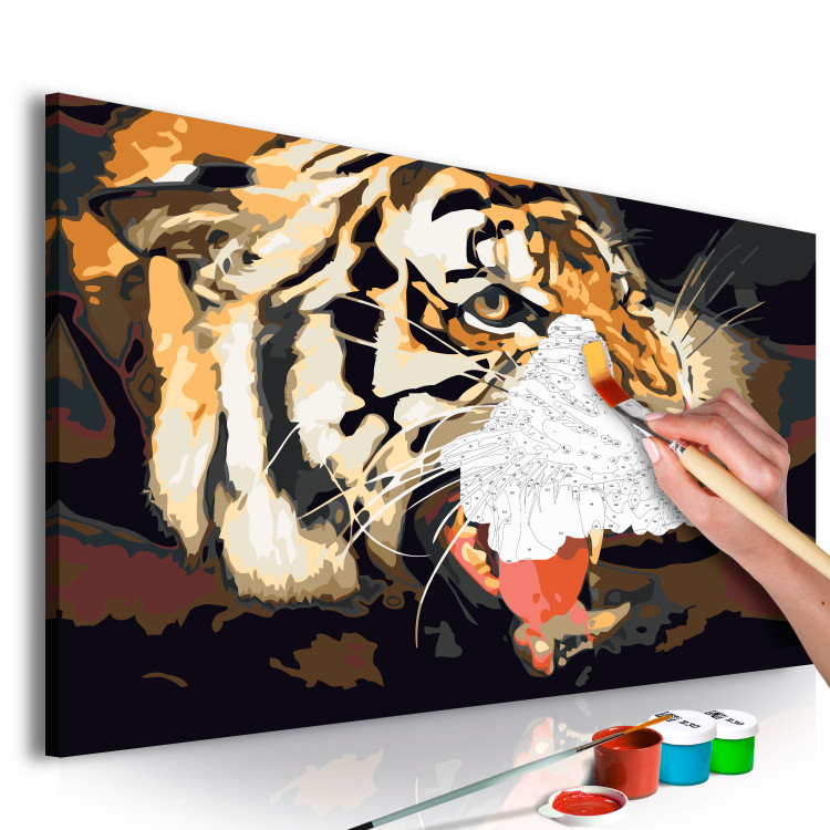 Paint by Number Kit Tiger Roar 107317 additionalImage 3