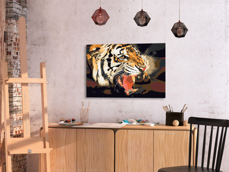 Paint by Number Kit Tiger Roar 107317 additionalImage 2