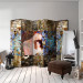 Room Divider Screen Motherly Embrace II - colorful abstraction of people in the style of Gustav Klimt 107417 additionalThumb 2