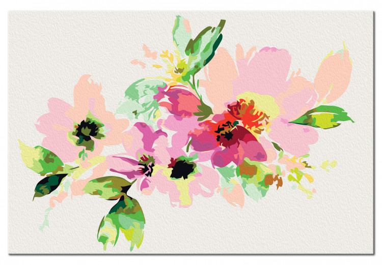 Paint by Number Kit Colorful Flowers 107517 additionalImage 6