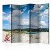 Room Divider Screen Beach at Costa da Morte II - landscape of tropical scenery against the sky 107717