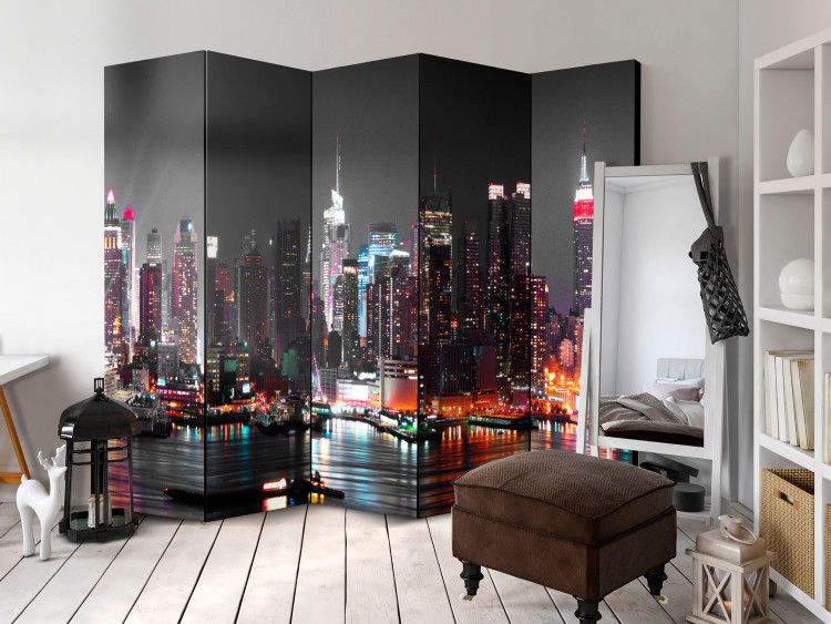 Folding Screen Insomnia in New York II - night architecture of New York City 108117 additionalImage 2