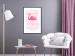 Wall Poster Flamingo and Stripes - composition with a pink bird on a background of horizontal stripes 115317 additionalThumb 6