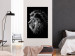 Wall Poster Black and White King - composition with a dignified lion with blue eyes 116317 additionalThumb 23