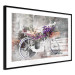 Wall Poster Flowery Bicycle - colorful composition on a retro-style staircase background 116417 additionalThumb 13