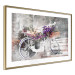 Wall Poster Flowery Bicycle - colorful composition on a retro-style staircase background 116417 additionalThumb 8