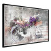 Wall Poster Flowery Bicycle - colorful composition on a retro-style staircase background 116417 additionalThumb 10