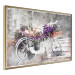 Wall Poster Flowery Bicycle - colorful composition on a retro-style staircase background 116417 additionalThumb 14
