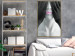 Wall Poster Mannequin - black and white abstraction with a woman's face with pink lips 117017 additionalThumb 6