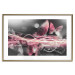 Poster Flame of Butterflies - radiant abstraction with silver and pink insects 118417 additionalThumb 16