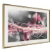 Poster Flame of Butterflies - radiant abstraction with silver and pink insects 118417 additionalThumb 2