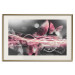 Poster Flame of Butterflies - radiant abstraction with silver and pink insects 118417 additionalThumb 19