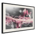 Poster Flame of Butterflies - radiant abstraction with silver and pink insects 118417 additionalThumb 3