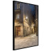 Wall Poster Charming Alley - illuminated architecture of stone buildings at night 123617 additionalThumb 9