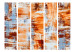 Room Divider Screen Corrosion II (5-piece) - composition with a worn metal texture 124317 additionalThumb 3