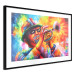 Poster Trumpeter - abstract colorful man playing music on trumpet 127817 additionalThumb 6