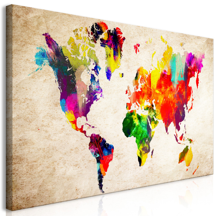 Large canvas print World in Watercolours II [Large Format] 128717 additionalImage 2