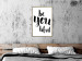 Wall Poster Be-you-tiful - simple black and white composition with English quotes 128917 additionalThumb 5