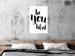 Wall Poster Be-you-tiful - simple black and white composition with English quotes 128917 additionalThumb 4