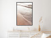 Poster September Rhythm - beach and sea landscape with sepia waves 129717 additionalThumb 4