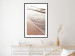 Poster September Rhythm - beach and sea landscape with sepia waves 129717 additionalThumb 18