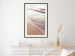 Poster September Rhythm - beach and sea landscape with sepia waves 129717 additionalThumb 24