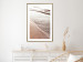 Poster September Rhythm - beach and sea landscape with sepia waves 129717 additionalThumb 15