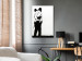 Canvas Print Kiss of two policemen - youth street art graphic 132417 additionalThumb 3