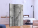 Room Divider Screen Concrete Emptiness (3-piece) - simple composition in gray shades 133017 additionalThumb 2