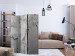 Room Divider Screen Concrete Emptiness (3-piece) - simple composition in gray shades 133017 additionalThumb 4