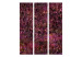 Room Divider Screen Pink Treasure - texture with purple flowers in abstract motif 133617 additionalThumb 3