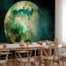Photo Wallpaper Lonely planet - planet landscape with green motif in cool tones 135017 additionalThumb 7