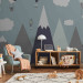 Wall Mural Fairyland - mountain landscape with balloons and clouds for a child 135417 additionalThumb 6