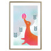 Wall Poster Joyful Seal - playful animal with a colorful ball on a snowy hill 135717 additionalThumb 13