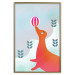 Wall Poster Joyful Seal - playful animal with a colorful ball on a snowy hill 135717 additionalThumb 11