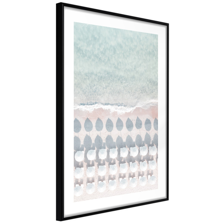Poster Sardinia Beach - bird's eye view of the azure sea and beach umbrellas 135917 additionalImage 5