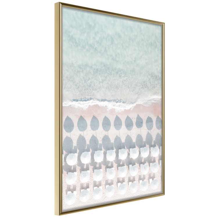 Poster Sardinia Beach - bird's eye view of the azure sea and beach umbrellas 135917 additionalImage 10