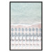 Poster Sardinia Beach - bird's eye view of the azure sea and beach umbrellas 135917 additionalThumb 10