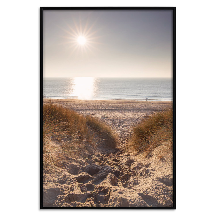 Wall Poster Honey Memory - seascape of a beach against the sunlight 137917 additionalImage 10
