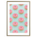 Poster Pastel Donuts - pastel composition of donuts on a blue background 138217 additionalThumb 19