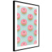 Poster Pastel Donuts - pastel composition of donuts on a blue background 138217 additionalThumb 4