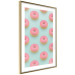 Poster Pastel Donuts - pastel composition of donuts on a blue background 138217 additionalThumb 2