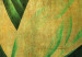 Canvas Print Leaves in Gold (1-piece) - close-up landscape with plants 142517 additionalThumb 5