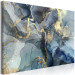 Canvas Playful Stream (1-piece) Wide - abstraction with a hint of gold 142817 additionalThumb 2